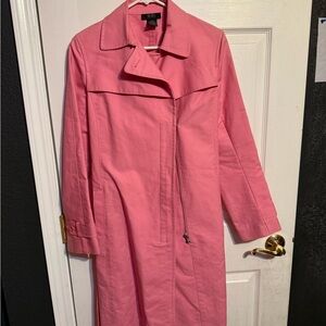 BCBGMaxAzria Pink Trench Coat